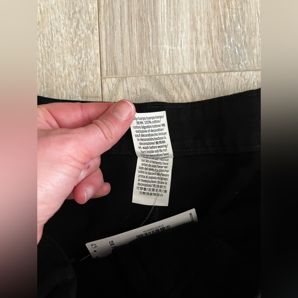 NWT Victoria’s Secret Pink Utility Cargo Pants Black - Size XL - Picture 7 of 11